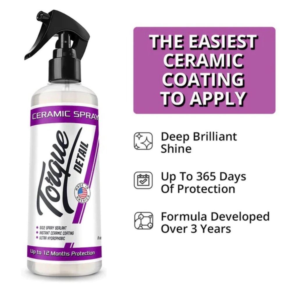 NEW Ceramic Shine Torque Detail (5) 8 oz bottles Lowest Price Online!!!!